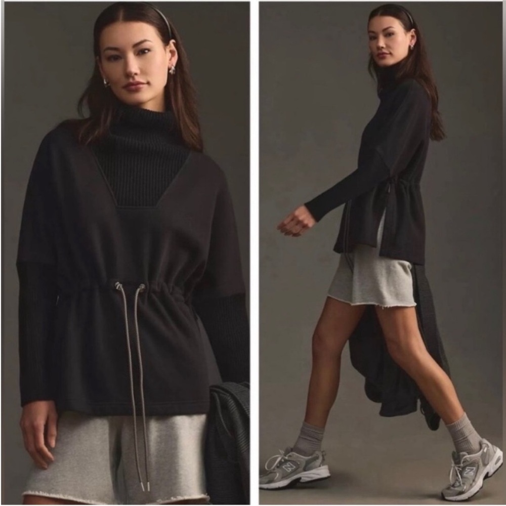 Varley Black and Gray Sweatshirt Hoodie